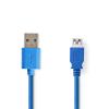 CAVO PROLUNGA USB 3.2 Gen 1 NEDIS CCGP61010BU10 USB A MASCHIO - USB A FEMMINA TONDO 1.00 m 